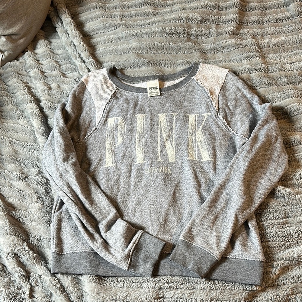 Gray PINK Sweatshirt